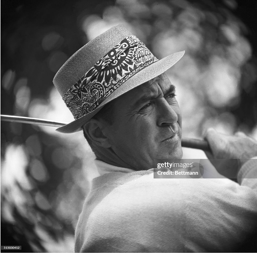 Sam Snead Playing Golf