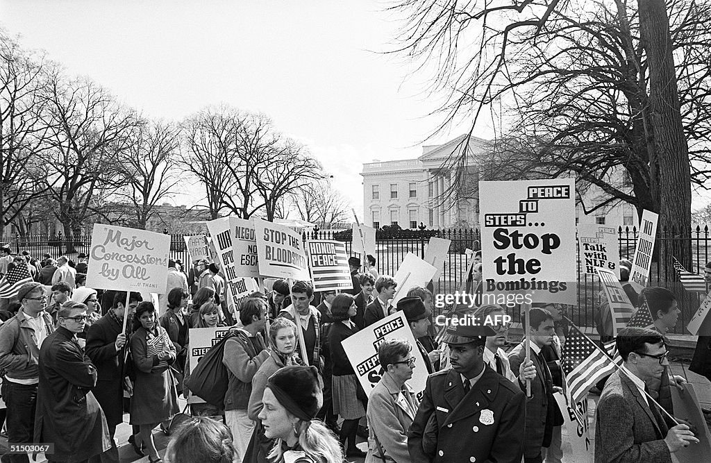 American youths stage a rally 30 November 1965 in