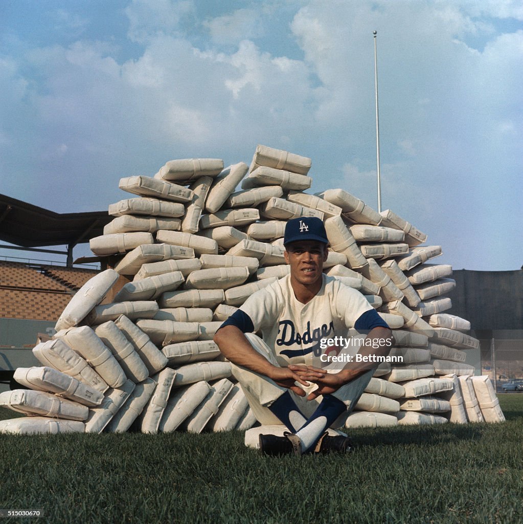 Baseball Player Maury Wills