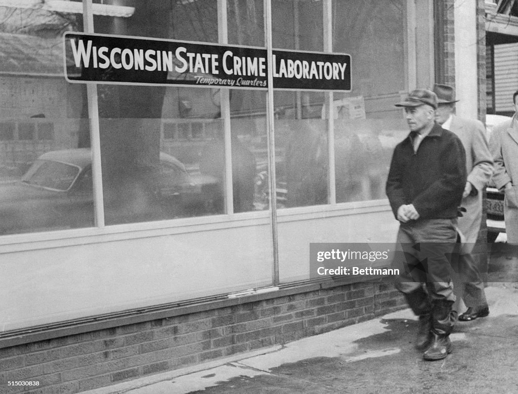 Edward Gein on his Way to Take a Lie Detector Test
