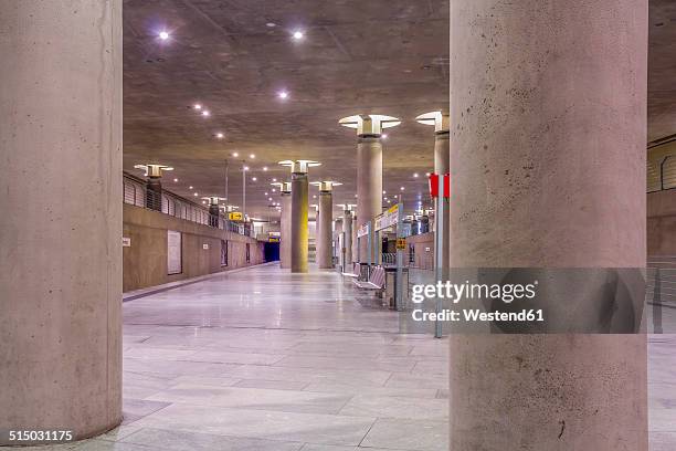 germany, berlin, modern architecture of subway station bundestag - underground station stock pictures, royalty-free photos & images