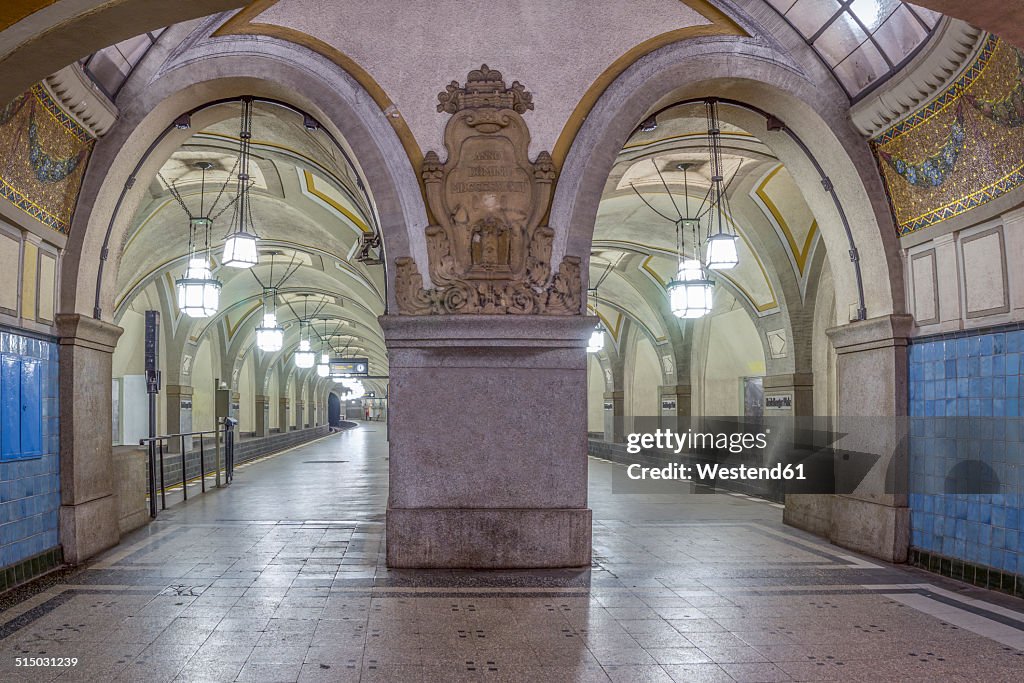 Germany, Berlin, historic subway station Heidelberger Platz