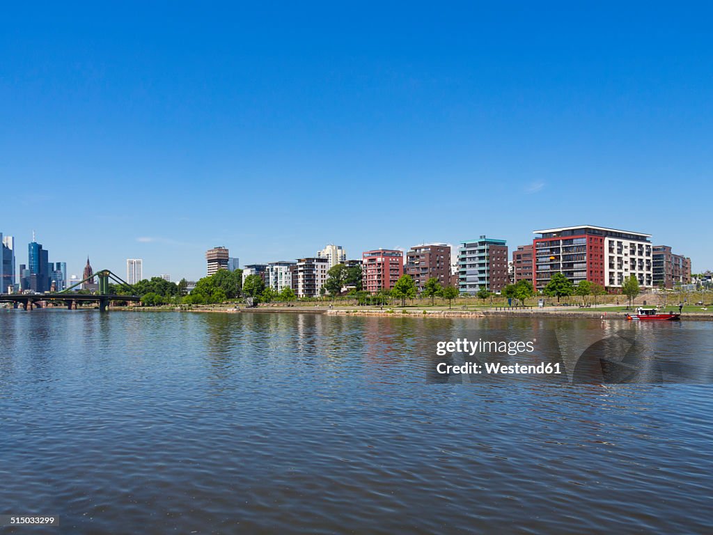 Germany, Hesse, Frankfurt, upmarket apartments at Osthafen