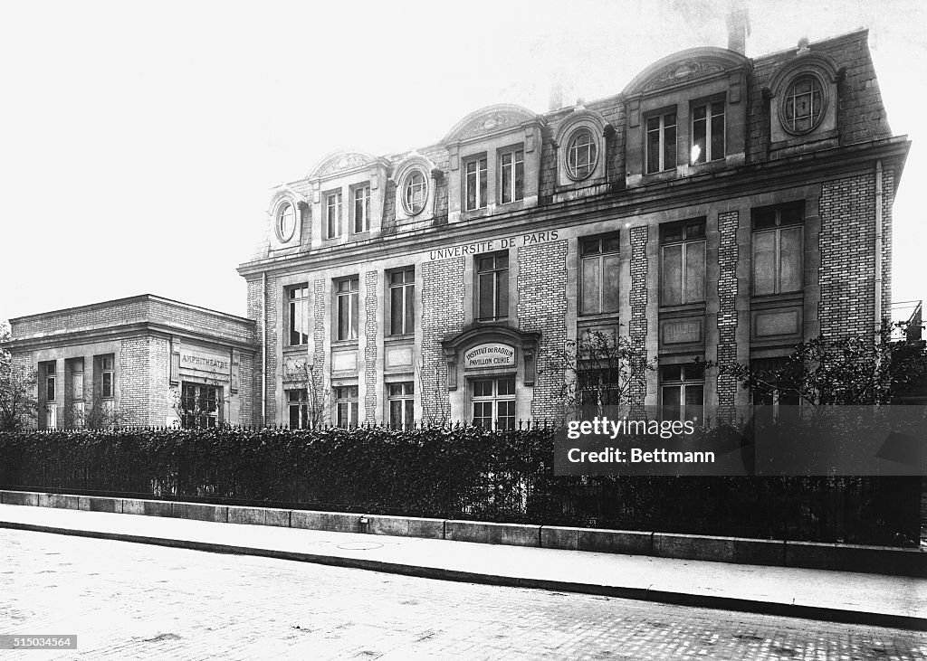 The Curie Pavilion at the Radium Institute in Paris