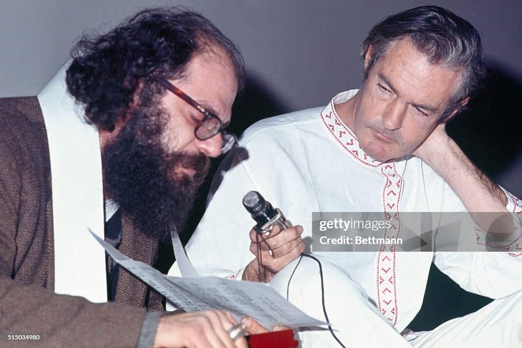Timothy Leary and Allen Ginsberg