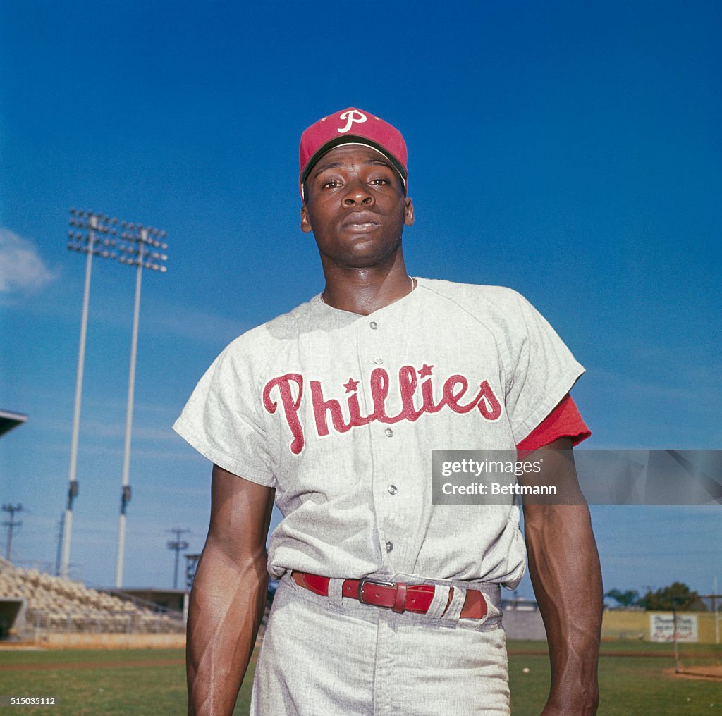 Baseball Player Richard Allen During Spring Training
