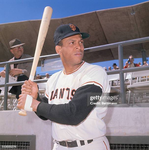 Phoenix, Arizona: Orlando Cepeda, of the S.F. Giants, during spring training.