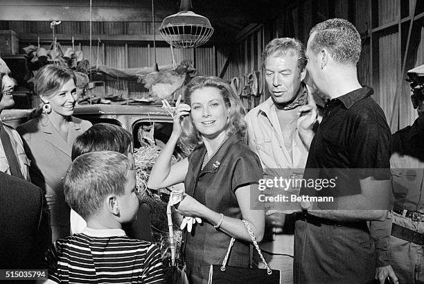 Princess Grace of Monaco Visiting Universal City Studios