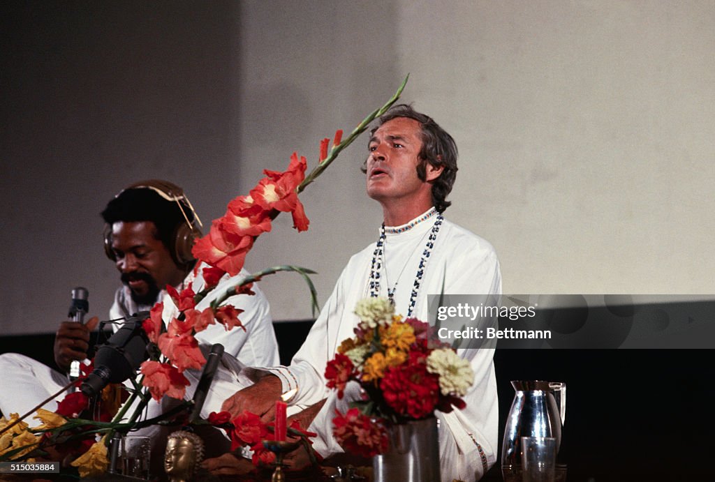 Timothy Leary Speaking at Conference