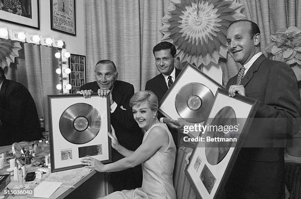 Broadway Star. New York, New York: Angela Lansbury's moment of rest one afternoon was pleasantly interrupted by a few visitors. One of them was Clive...