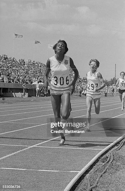 American sprinter Madeline Manning sets a new Pan-American Games record in the women's 800-meter run with a time of 2:02.9. Fellow American sprinter...