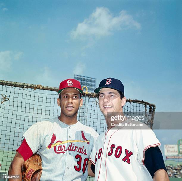 Almost certain choices for Most Valuable Player in the respective leagues, Orlando Cepeda of the Cardinals and Carl Yastrzemski of the Boston Red Sox...