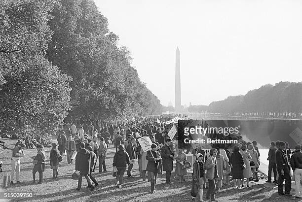 Ready To March. Washington, D.C.: Thousands of antiwar demonstrators poured into the nation's capital today to march on the Pentagon in protest...