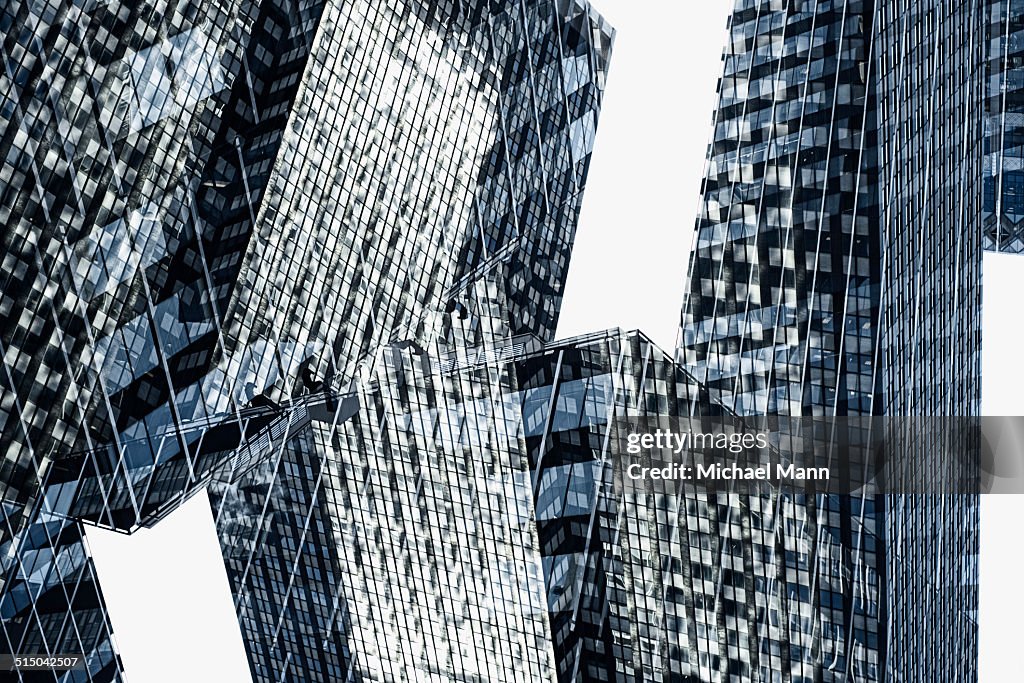 Multi-layered effect of skyscrapers