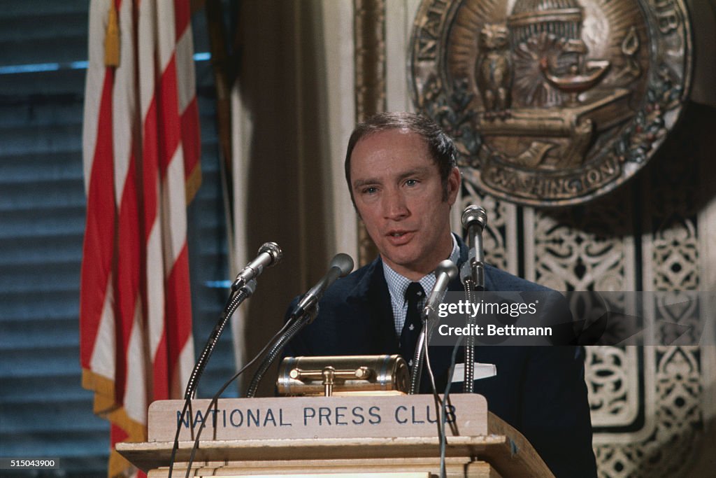 Pierre Trudeau Speaking at National Press Club