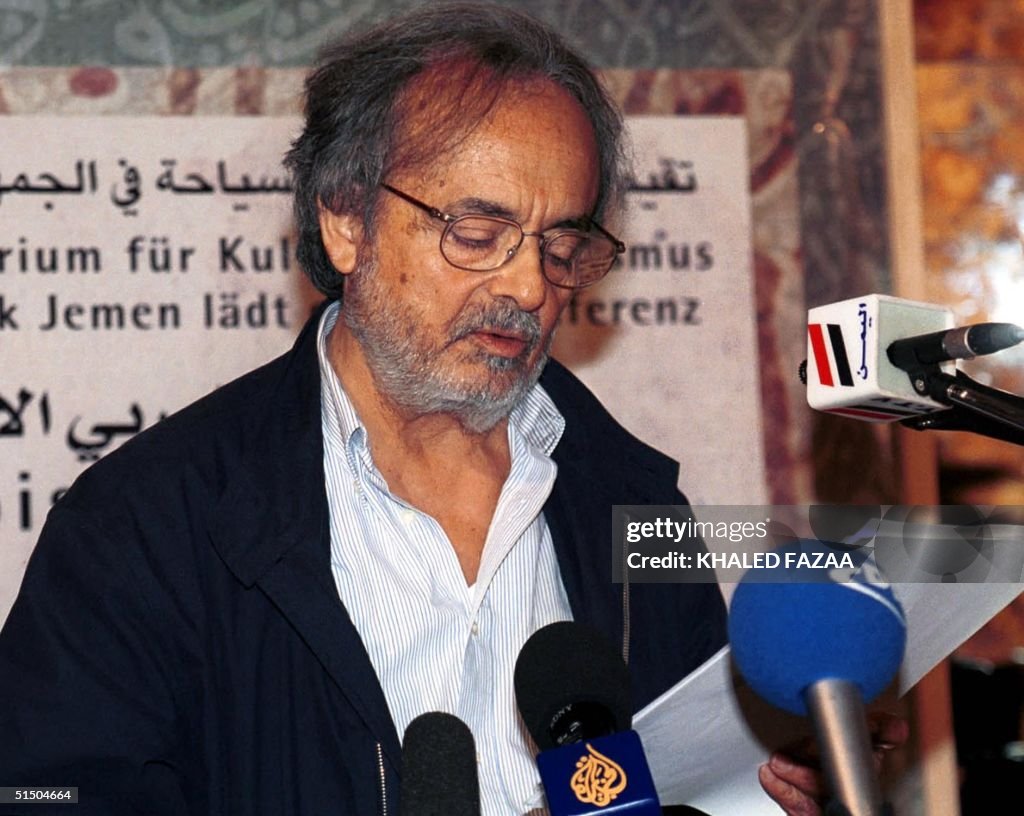 Prominent Syrian Poet Ali Ahmad Said Known As Adonis Reads A Poem prominent-syrian-poet-ali-ahmad-said-known-as-adonis-reads-a-poem