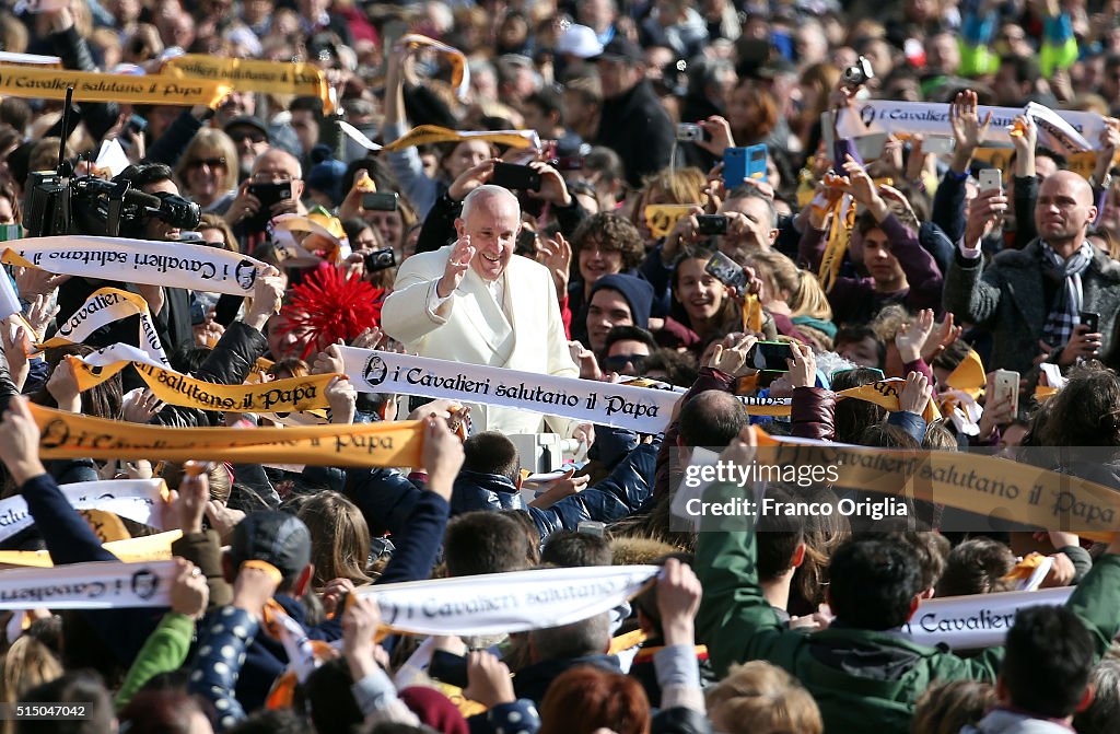 Pope Francis Attends a Jubilee Audience