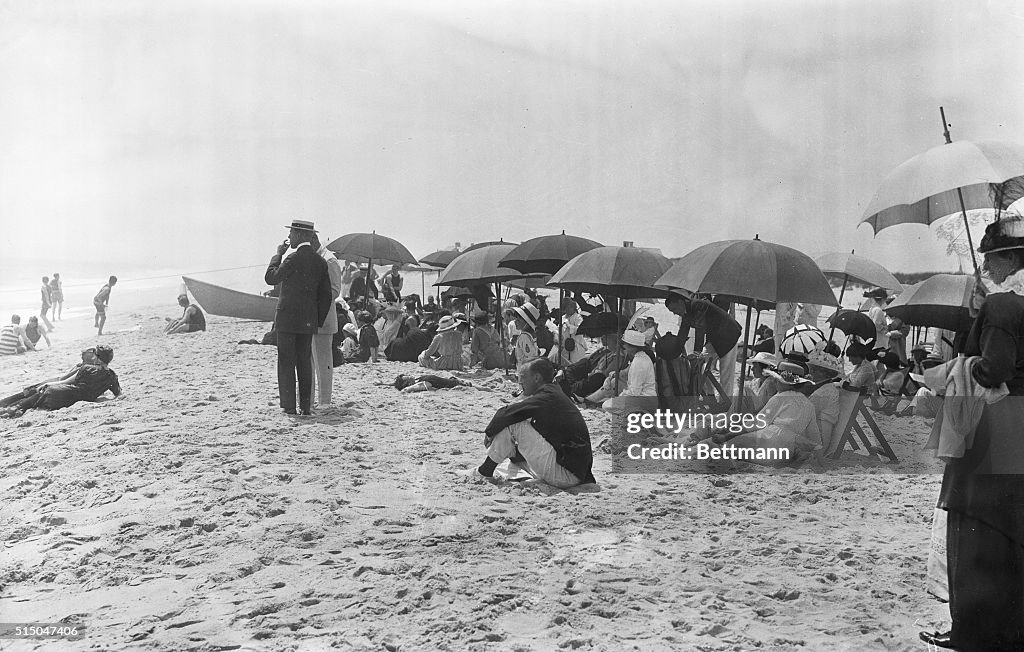People Enjoying Beach