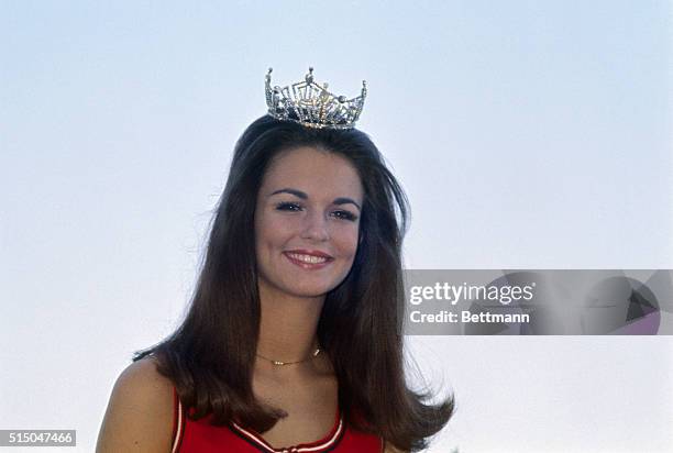 Dallas, Texas: Phyllis George, crowned Miss Texas, in the Miss American contest.