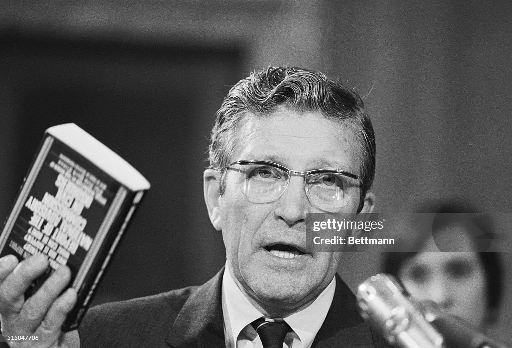 Otto Kerner Testifying Before Senate