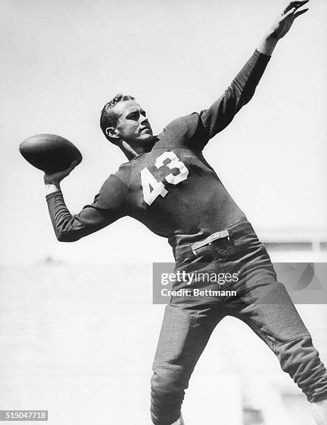 Jack Robbins, University of Arkansas Quarterback, 1937.