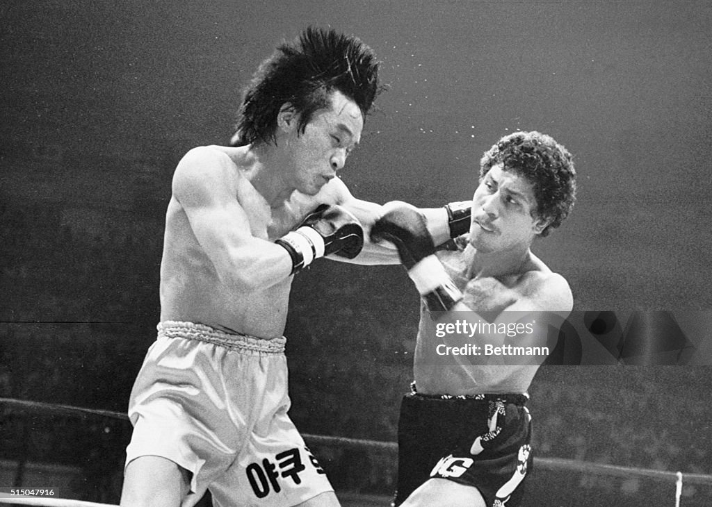 Yum Dong-kyun and Wilfredo Gomez