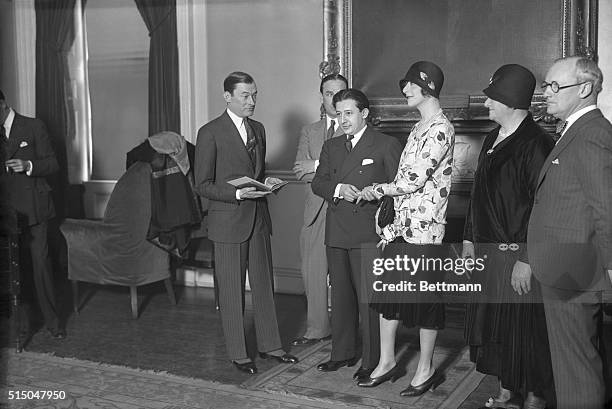 Photo shows Mayor Walker marrying Fannie Brice, actress, and Billy Rose, songster at City Hall.