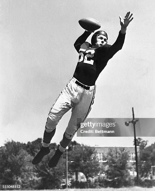 University of Alabama football player Harry Gilmer.