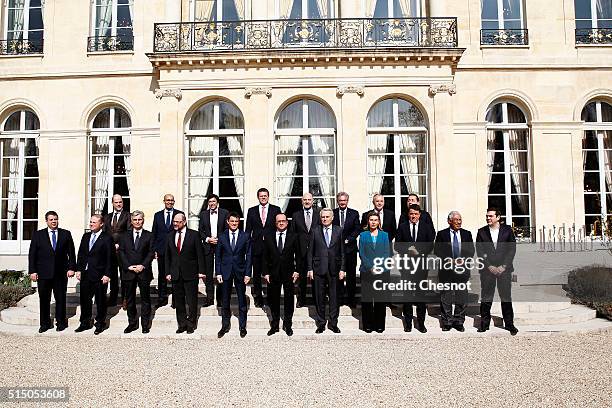 German Vice Chancellor, Economy and Energy Minister and head of the German Social Democratic Party Sigmar Gabriel, Maltese Prime Minister Joseph...