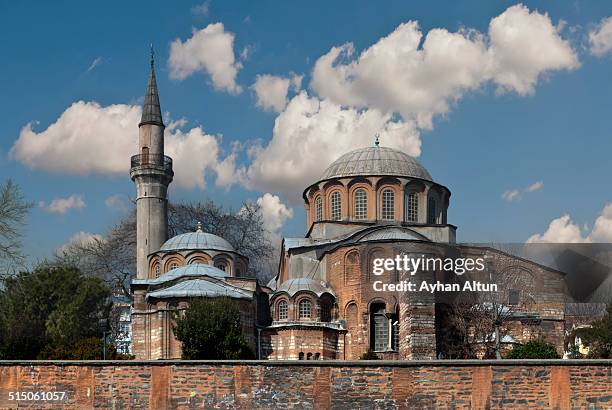 the church of the holy saviour in chora,istanbul - kariye museum stock pictures, royalty-free photos & images