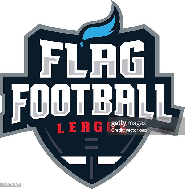 flag football league - flag football stock illustrations