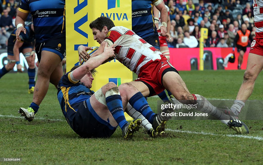 Worcester Warriors v Gloucester Rugby - Aviva Premiership