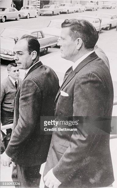 Edward Grady Partin , the surprise witness in the Hoffa trial, shown in a 2/7 file photo being escorted from the Federal Building here by an...