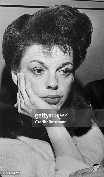 Entertainer Judy Garland appeared in Santa Monica Superior Court today to ask the court to stop estranged husband Sid Luft from seeing their...