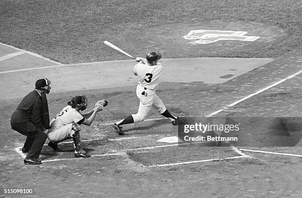 Cleveland, O.: Harmon Killebrew, Minnesota Twins' slugging outfielder, found it rough going in 1st game of Twin bill here against Cleveland Indians...