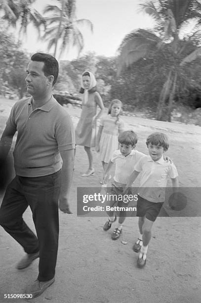 Radziwill-Anthony son of Princess Lee Radziwell with his cousin, John Kennedy, Jr., as his mother Princess Lee Radziwill and Caroline follow them to...