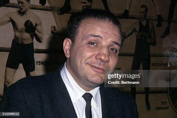 Closeup of boxer, Jake LaMotta