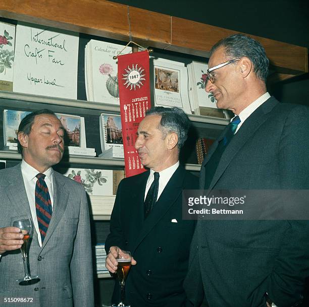 Arthur Miller, Elia Kazan, And Tennessee Williams. Filed February 26TH, 1967. No other information available.