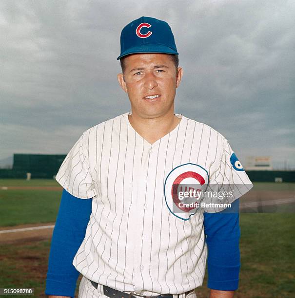 Infielder Ron Santo of the Chicago Cubs