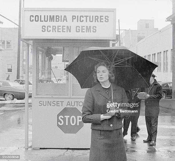 Hollywood, Calif.: Ingrid Bergman returned to Hollywood to make her first movie Cactus Flower, at Columbia Pictures. Miss Bergman's last movie in the...