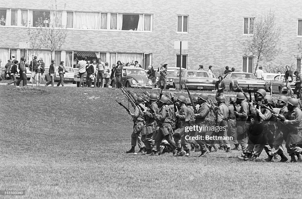 National Guardsmen Moving In