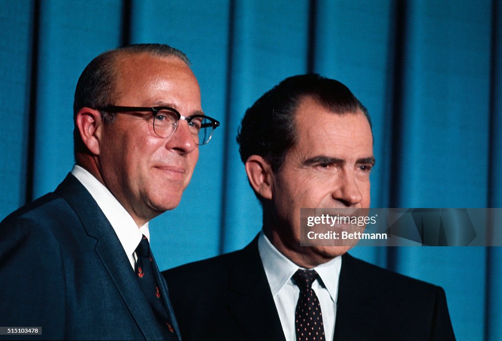 Richard Nixon and George Shultz