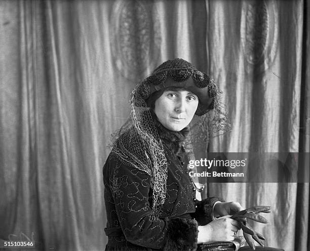 Baltimore, Maryland: Opening of the Pan American Women's Conference in Baltimore. Senorita Bertha Lutz, delegate from Brazil and one of the most...