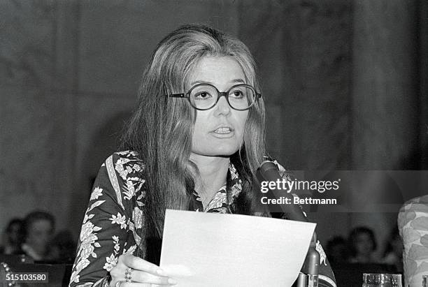 Writer and Critic Gloria Steinem