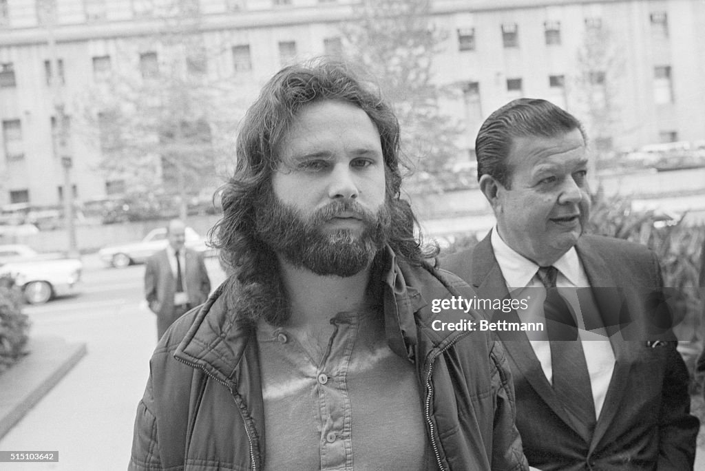 Jim Morrison Walking to Extradition Proceedings