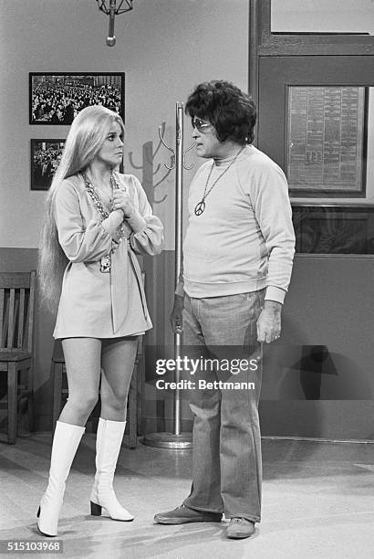 No, it's not Peggy Lipton and Michael Cole in a scene from Mod Squad, it's Bob Hope and Ann Margret portraying intrepid members of the Odd Squad, a...