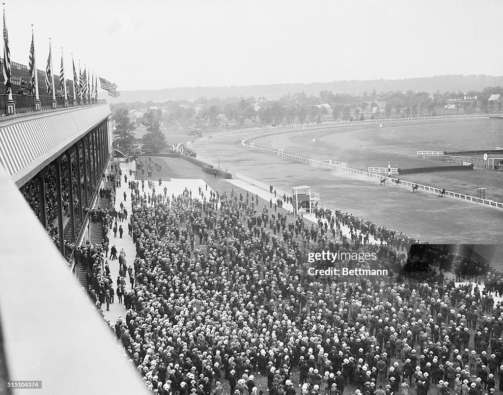 Opening Day at Belmont Park Race Track