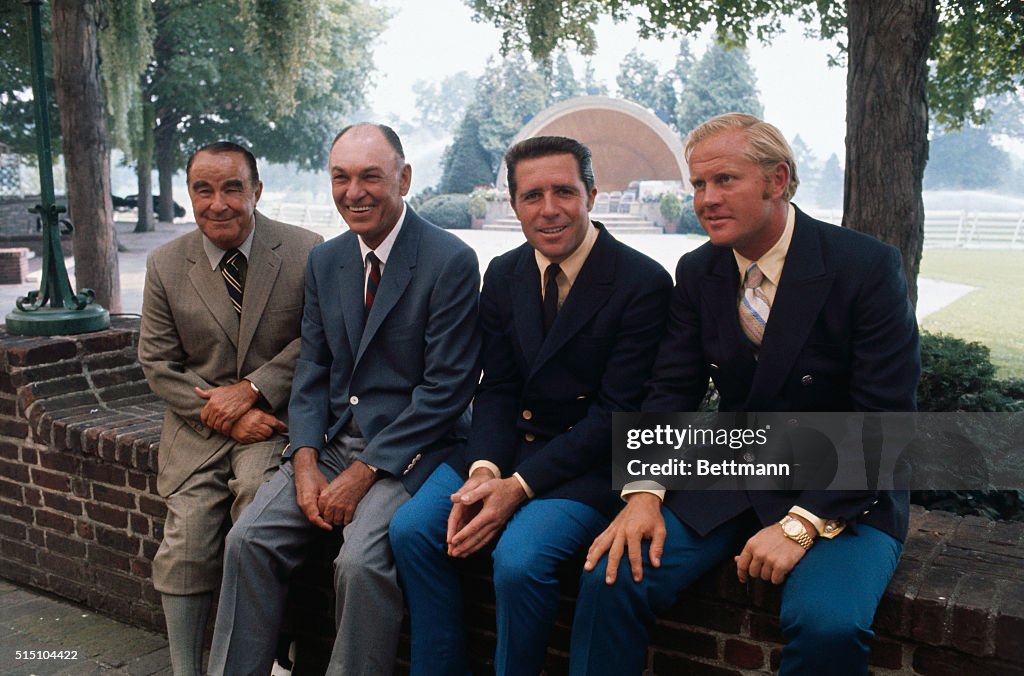 All Star Golfers Posing for Picture