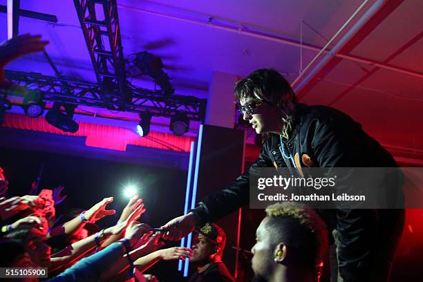 Musician Julian Casablancas of The Strokes performs onstage at Samsung Galaxy Life Fest at SXSW 2016 on March 11, 2016 in Austin, Texas.