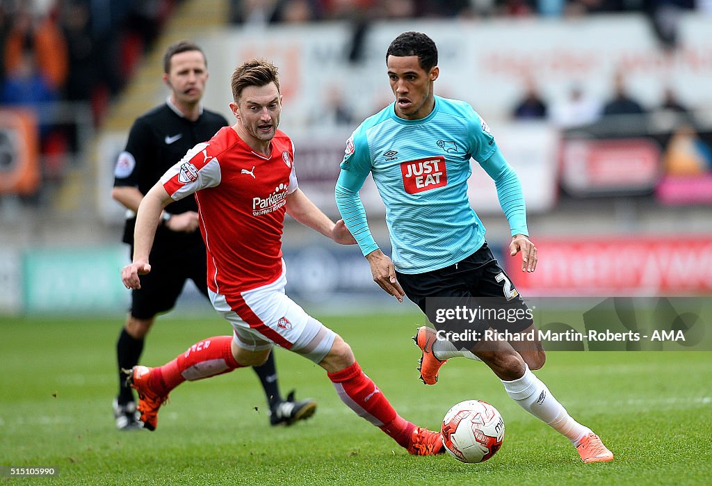 Rotherham United v Derby County - Sky Bet Championship